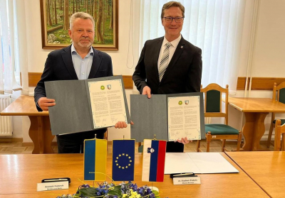 Буча та словенське місто Кочев’є підписали угоду про побратимство